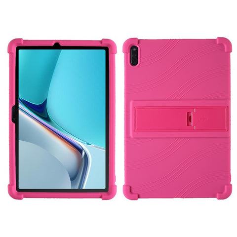 Protective Cover for Huawei MatePad 11 (2021), PC Kickstand Anti-fall Soft Silicone Tablet Case