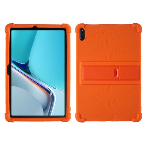Protective Cover for Huawei MatePad 11 (2021), PC Kickstand Anti-fall Soft Silicone Tablet Case