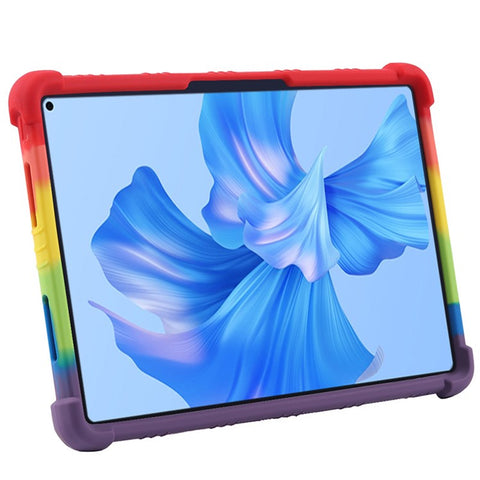For Huawei MatePad Pro 11 (2022) Soft Silicone Tablet Case PC Kickstand Collision Resistant Tablet Cover