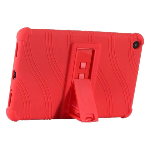 Protective Cover for Xiaomi Mi Pad 4, Flexible Silicone Tablet Case with PC Kickstand Design