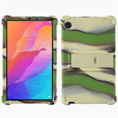 Protective Cover for Huawei MatePad T8 8-inch 2020 (KOB2-L09 / W09), Soft Silicone Tablet Case with PC Kickstand