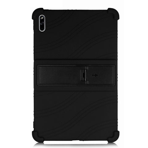 For Huawei MatePad 10.4 (2022) / BAH3-AN10 Anti-drop Tablet Cover Shockproof Silicone Tablet Case with PC Kickstand
