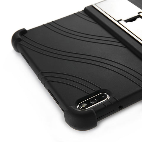 For Huawei MatePad 10.4 (2022) / BAH3-AN10 Anti-drop Tablet Cover Shockproof Silicone Tablet Case with PC Kickstand