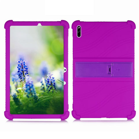 For Huawei MatePad 10.4 (2022) / BAH3-AN10 Anti-drop Tablet Cover Shockproof Silicone Tablet Case with PC Kickstand