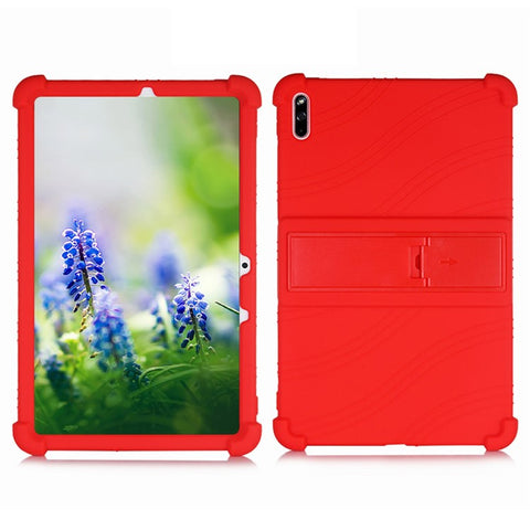 For Huawei MatePad 10.4 (2022) / BAH3-AN10 Anti-drop Tablet Cover Shockproof Silicone Tablet Case with PC Kickstand