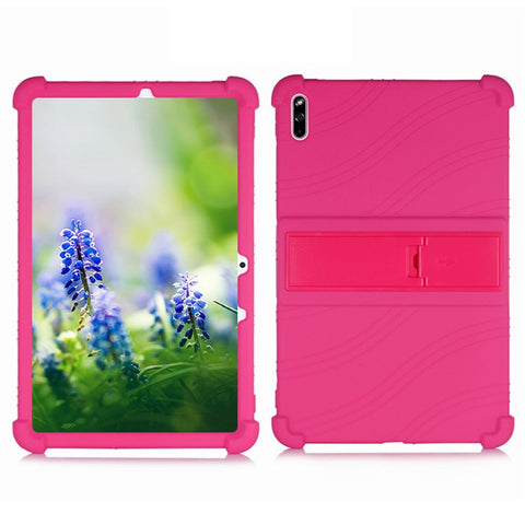 For Huawei MatePad 10.4 (2022) / BAH3-AN10 Anti-drop Tablet Cover Shockproof Silicone Tablet Case with PC Kickstand