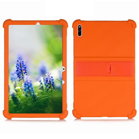 For Huawei MatePad 10.4 (2022) / BAH3-AN10 Anti-drop Tablet Cover Shockproof Silicone Tablet Case with PC Kickstand
