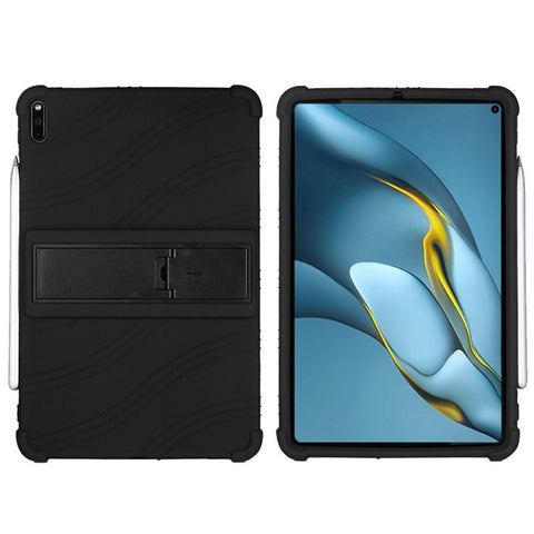 For Huawei MatePad Pro 10.8 (2021) MRR-W19 Shockproof Silicone Tablet Case PC Kickstand Protective Cover