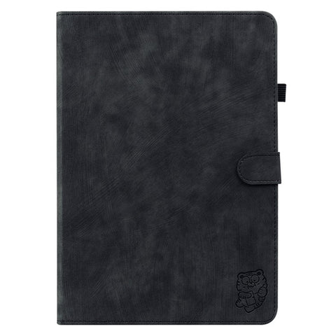 For Huawei MatePad Pro 11 (2022) PU Leather Stand Case Imprinted Cute Tiger Pattern Anti-drop Flip Tablet Cover with Card Holder