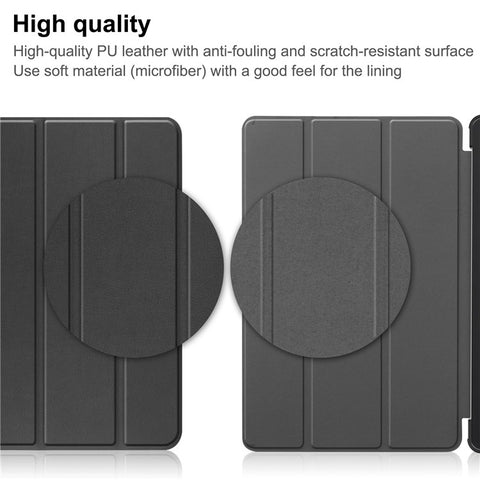 For Huawei MatePad SE 10.4-inch Tri-fold Stand PU Leather Case Auto Wake / Sleep Tablet Protective Cover