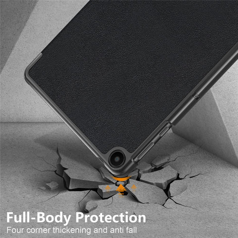 For Huawei MatePad SE 10.4-inch PU Leather Tablet Case Tri-fold Stand Anti-drop Tablet Cover