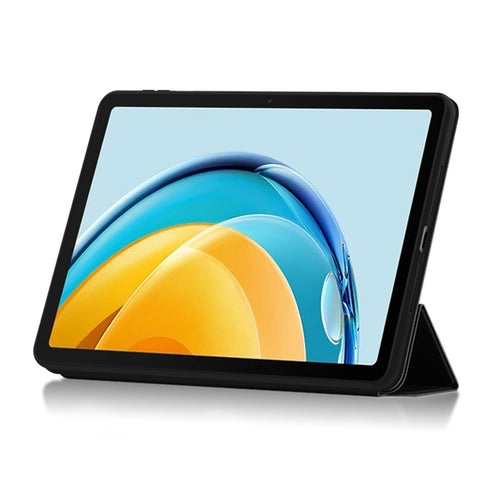 For Huawei MatePad SE 10.4-inch Tri-fold Stand Tablet Case PU Leather Protective Tablet Cover