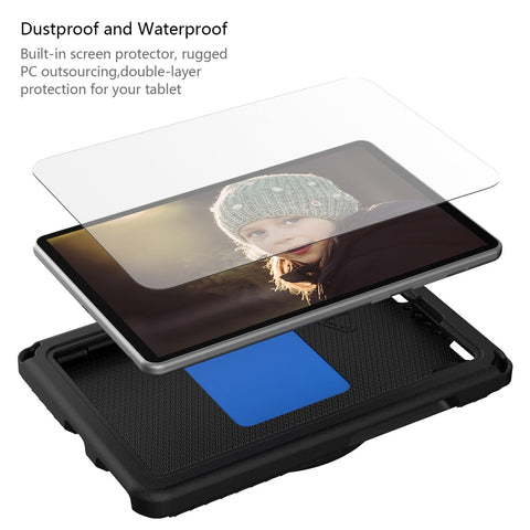 For Samsung Galaxy Tab A 8.4 (2020) T307  /  T307U  /  Huawei MatePad T8  /  Lenovo Tab M8 TB-8505F  /  8705N EVA Case with Strap