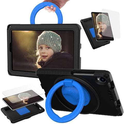 For Samsung Galaxy Tab A 8.4 (2020) T307  /  T307U  /  Huawei MatePad T8  /  Lenovo Tab M8 TB-8505F  /  8705N EVA Case with Strap