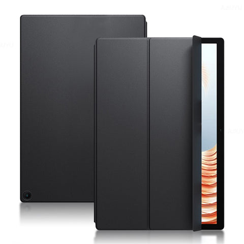 For Xiaomi Book S PU Leather Business Case Magnetic Absorption Tri-Fold Stand Tablet Cover