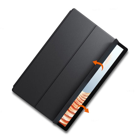 For Xiaomi Book S PU Leather Business Case Magnetic Absorption Tri-Fold Stand Tablet Cover