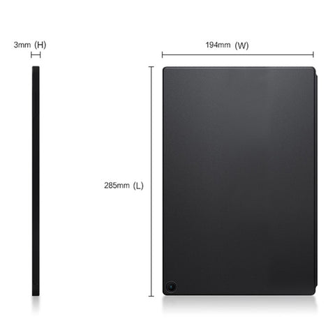 For Xiaomi Book S PU Leather Business Case Magnetic Absorption Tri-Fold Stand Tablet Cover