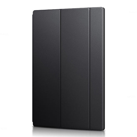 For Xiaomi Book S PU Leather Business Case Magnetic Absorption Tri-Fold Stand Tablet Cover