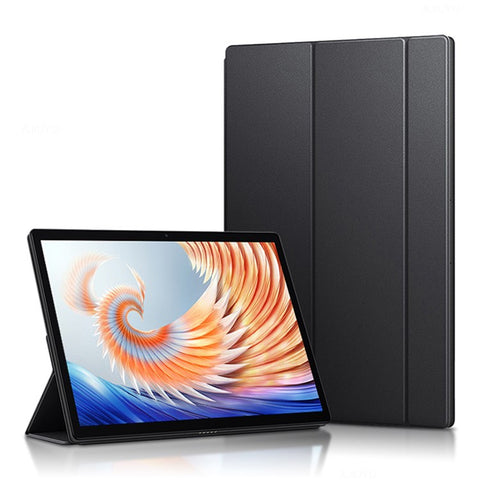 For Xiaomi Book S PU Leather Business Case Magnetic Absorption Tri-Fold Stand Tablet Cover