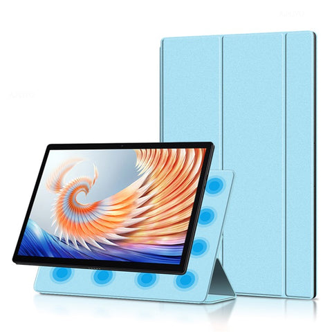 For Xiaomi Book S PU Leather Business Case Magnetic Absorption Tri-Fold Stand Tablet Cover