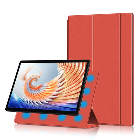 For Xiaomi Book S PU Leather Business Case Magnetic Absorption Tri-Fold Stand Tablet Cover