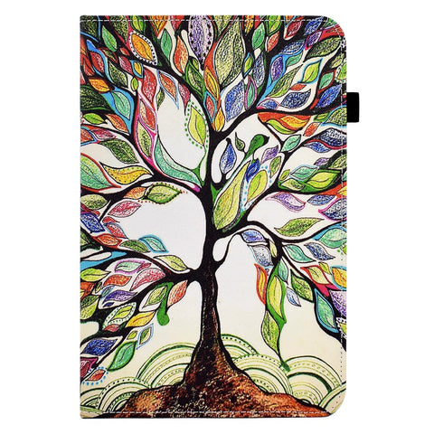Pattern Printing Tablet Stand Case for Huawei MatePad T 10S 10.1 inch / MatePad T 10 9.7 inch Anti-drop Cover with Elastic Band