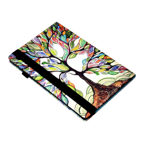Pattern Printing Tablet Stand Case for Huawei MatePad T 10S 10.1 inch / MatePad T 10 9.7 inch Anti-drop Cover with Elastic Band