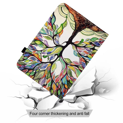 Pattern Printing Tablet Stand Case for Huawei MatePad T 10S 10.1 inch / MatePad T 10 9.7 inch Anti-drop Cover with Elastic Band