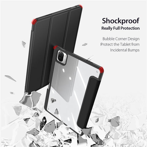 DUX DUCIS TOBY Series For Xiaomi Pad 6 / 6 Pro Tablet Case PU Leather Auto Wake  /  Sleep Tri-fold Stand Cover