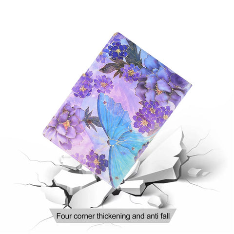 For Samsung Galaxy Tab A 10.1 (2016) T580 / T585 Leather Flip Cover Pattern Printed Tablet Case with Card Slots