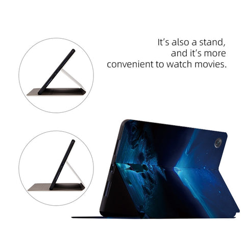 Shockproof Tablet Case for Huawei MatePad SE 10.4-inch Pattern Printing PU Leather Cover with Stand