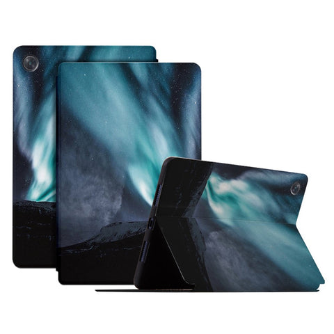 Shockproof Tablet Case for Huawei MatePad SE 10.4-inch Pattern Printing PU Leather Cover with Stand