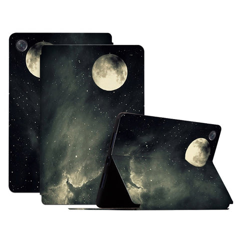 Shockproof Tablet Case for Huawei MatePad SE 10.4-inch Pattern Printing PU Leather Cover with Stand