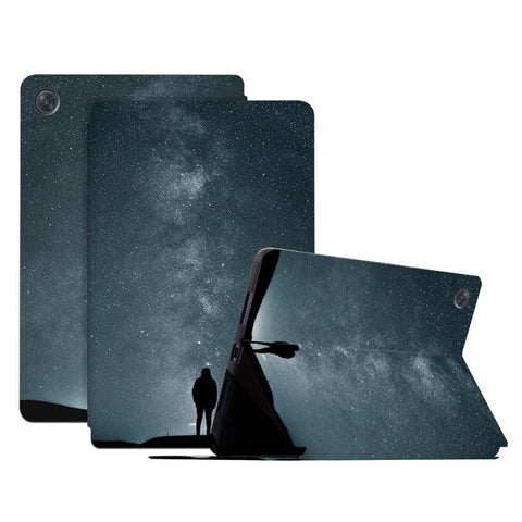 Shockproof Tablet Case for Huawei MatePad SE 10.4-inch Pattern Printing PU Leather Cover with Stand