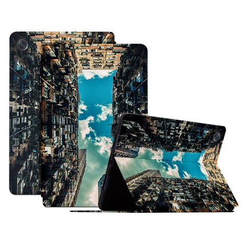 Shockproof Tablet Case for Huawei MatePad SE 10.4-inch Pattern Printing PU Leather Cover with Stand