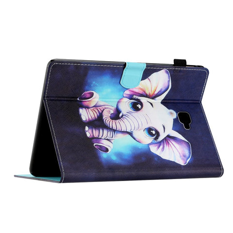 For Samsung Galaxy Tab A 10.1 (2016) T580 / T585 PU Leather Cover Pattern Printing Shockproof Tablet Case