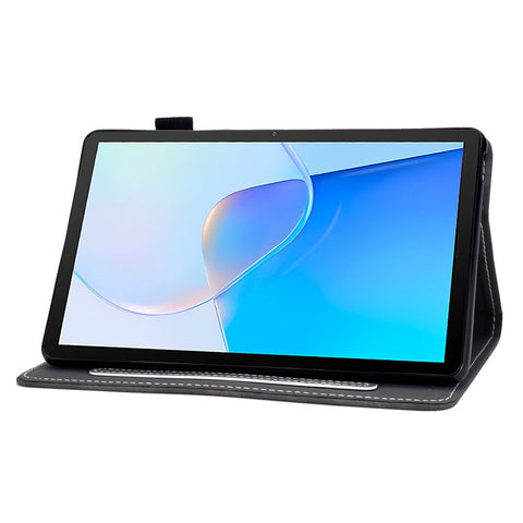 For Huawei MatePad SE 10.4-inch Shockproof Case Cowhide Texture PU Leather Tablet Cover with Card Holder