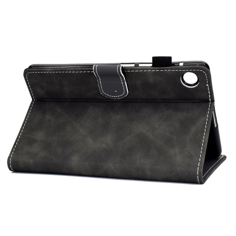 For Huawei MatePad SE 10.4-inch Shockproof Case Cowhide Texture PU Leather Tablet Cover with Card Holder
