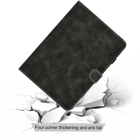 For Huawei MatePad SE 10.4-inch Shockproof Case Cowhide Texture PU Leather Tablet Cover with Card Holder