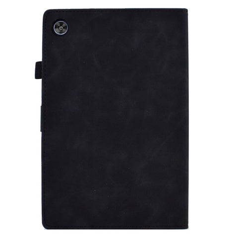 For Huawei MatePad SE 10.4-inch Protective Case Iron Tower Imprinted PU Leather Flip Stand Cover with Card Holder