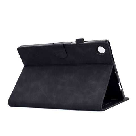 For Huawei MatePad SE 10.4-inch Love Heart Imprinted PU Leather Flip Cover Card Holder Protective Case