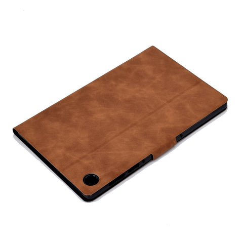 For Huawei MatePad SE 10.4-inch A7 Cowhide Texture Tablet Case PU Leather Stand Card Slot Cover