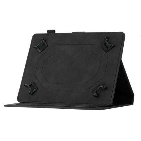 Butterfly Imprinted Stand Case for 10-inch Tablet, Card Holder PU Leather Tablet Cover