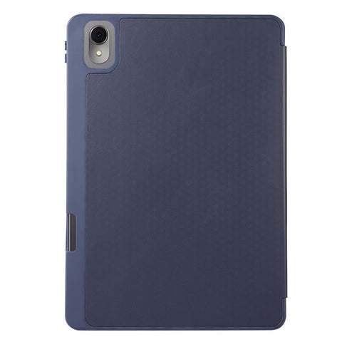 For Huawei MatePad 11 (2023) Solid Color PU Leather Cover Tri-Fold Stand Tablet Case with Pencil Slot