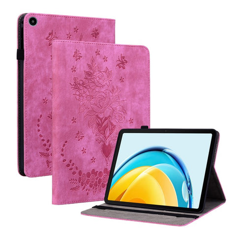 For Huawei MatePad SE 10.4-inch Anti-Dust Tablet Case PU Leather+TPU Shell Imprinted Design Stand Cover