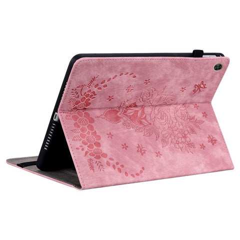 For Huawei Enjoy Tablet 2 / MatePad T 10S / T 10 9.7 inch Imprinted Design Stand Tablet PU Leather Case Cover