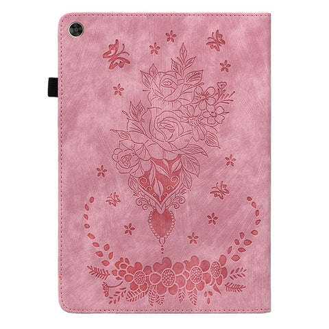 For Huawei Enjoy Tablet 2 / MatePad T 10S / T 10 9.7 inch Imprinted Design Stand Tablet PU Leather Case Cover