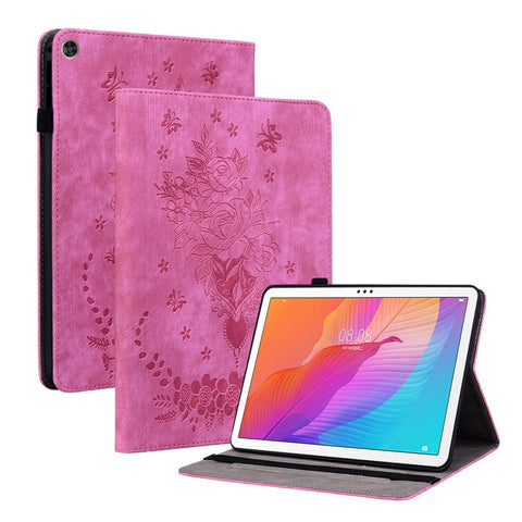For Huawei Enjoy Tablet 2 / MatePad T 10S / T 10 9.7 inch Imprinted Design Stand Tablet PU Leather Case Cover