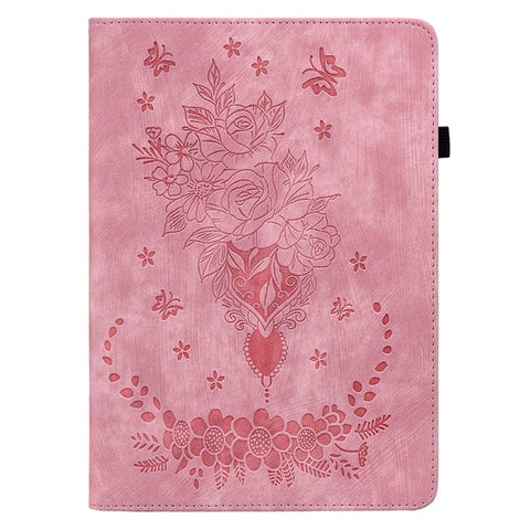 Protective Case for Huawei MediaPad M5 lite 10.1 / MediaPad C5 10 Imprinted Stand PU Leather Cover
