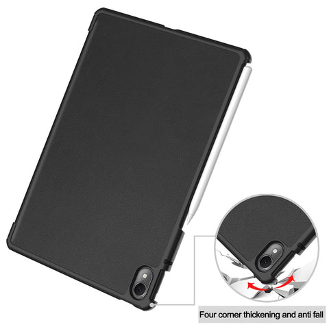 Tablet Case for Huawei MatePad Air 11.5 inch (2023) Tri-fold Stand Auto Sleep  /  Wake PU Leather Full Protective Cover